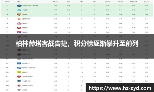 柏林赫塔客战告捷，积分榜逐渐攀升至前列